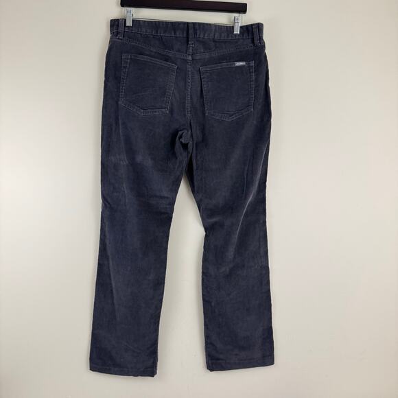 Eddie Bauer Corduroy Pants Men's 34x32 (Act 35x30) Gray Straight Leg Relaxed - Picture 2 of 12